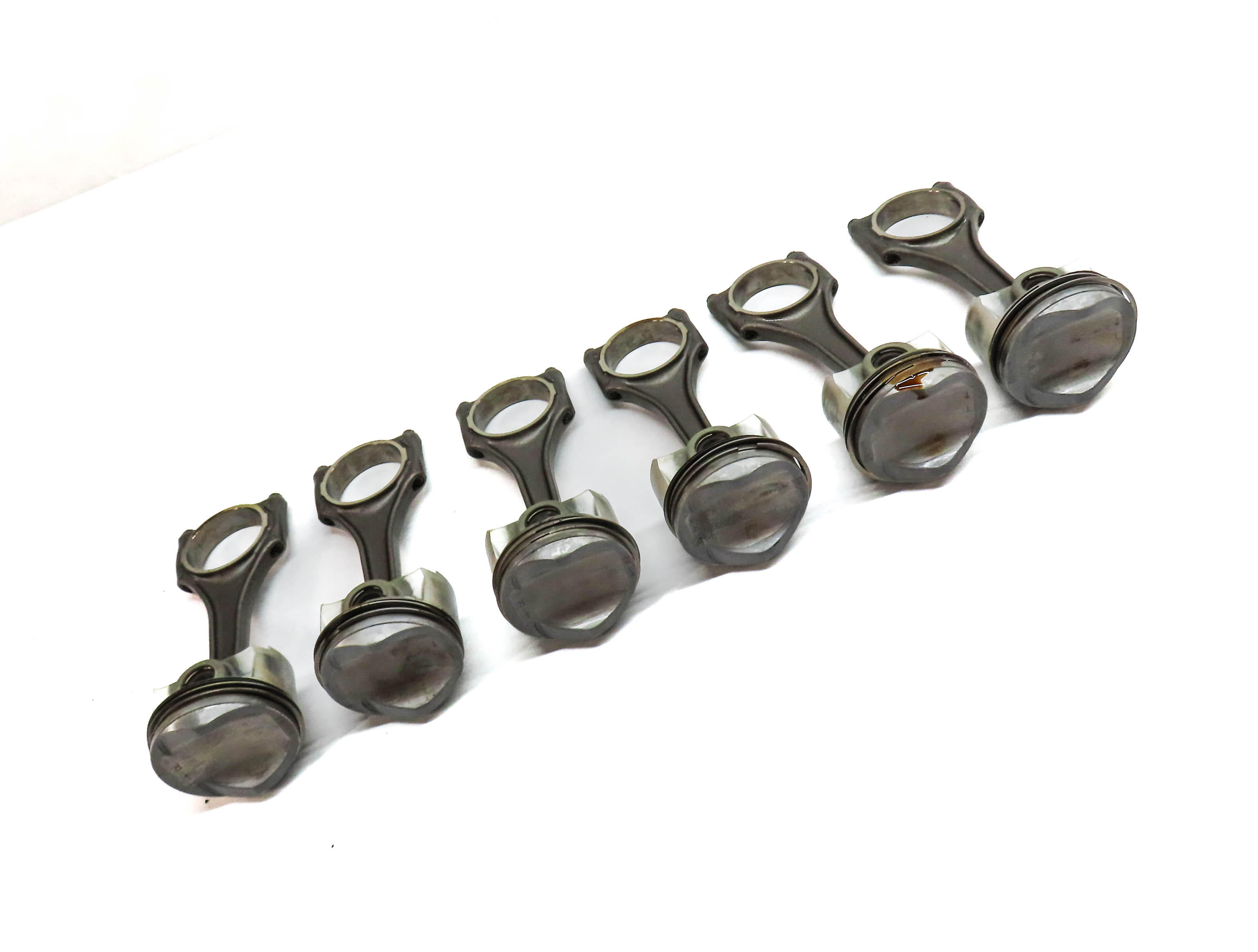 11-18 VW AUDI - A3 A4 A5 A6 Q5 TT BEETLE JETTA TIGUAN - 2.0L TURBO PISTON SET6 — exact item pictured